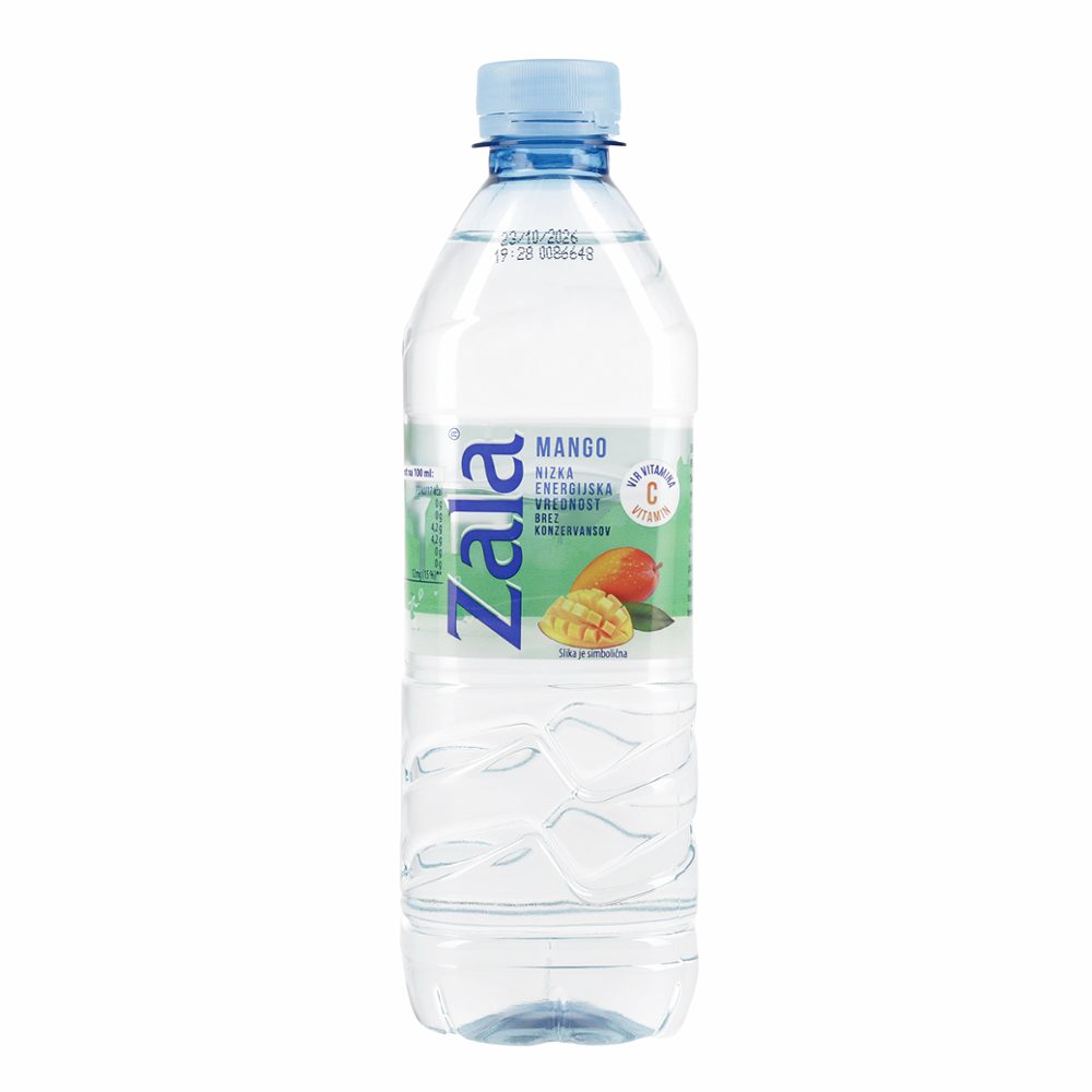 negazirana izvirska voda mango, zala, 0,5l