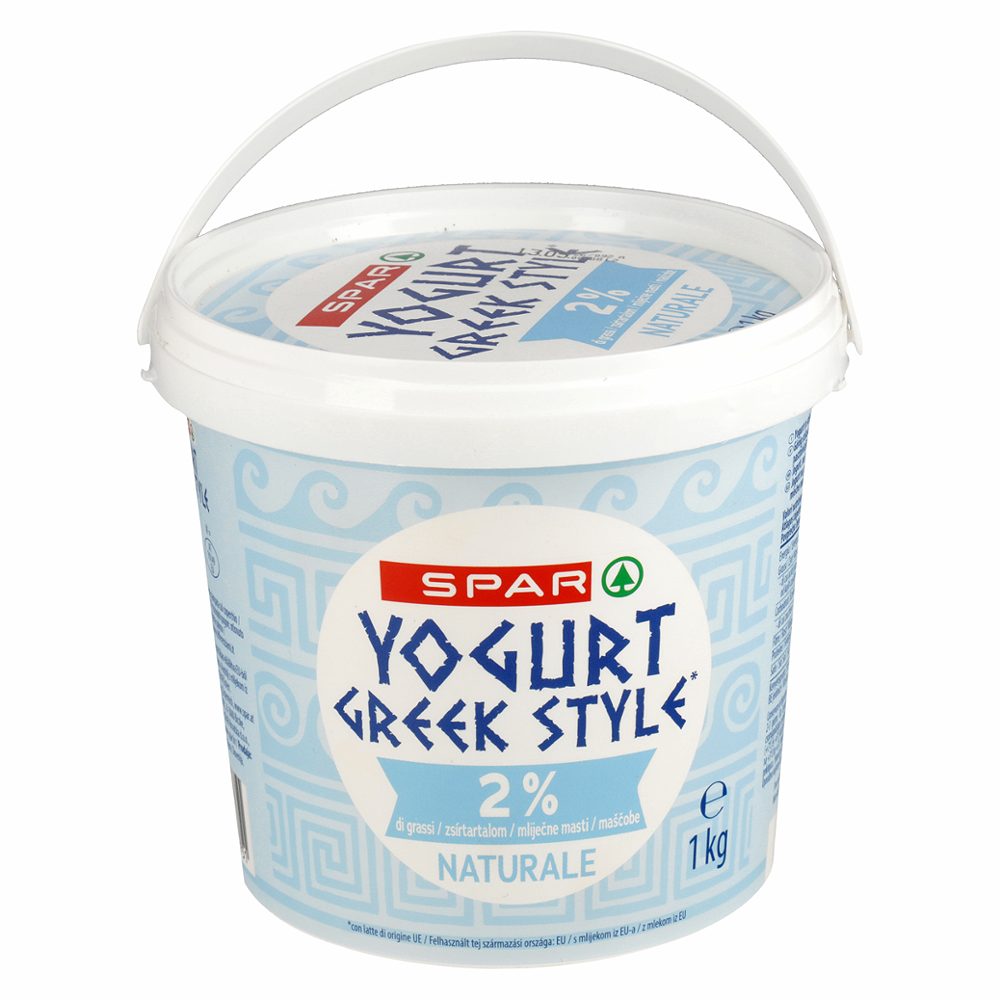 grški tip jogurta, 2% m.m., spar, 1kg