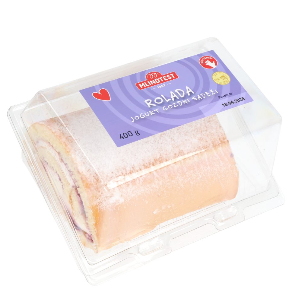 ROLADA JOGURT GOZDNI SADEŽI, MLINOTEST, 400G
