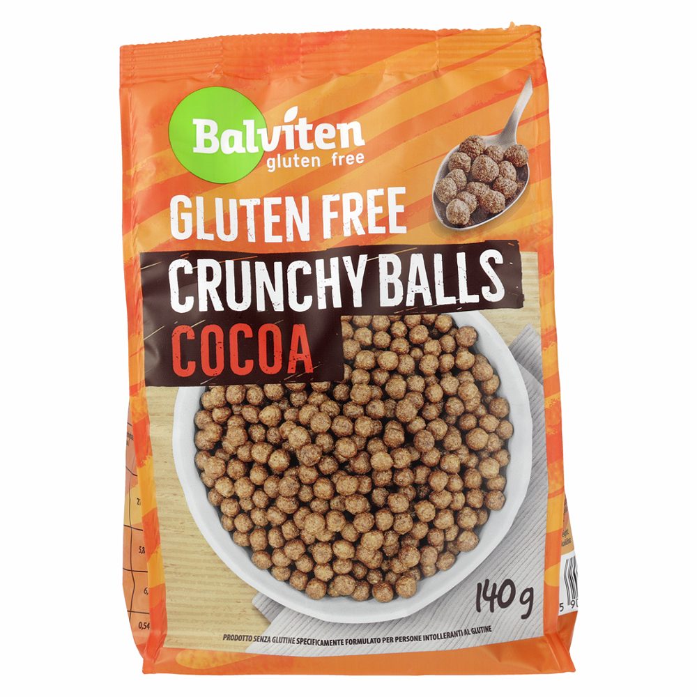 kakavovi kosmiči kroglice brez glutena, balviten, 140g