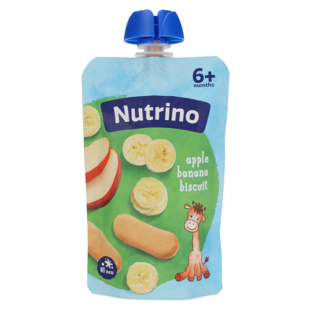 SADNA KAŠA JABOLKO, BANANA IN KEKS, NUTRINO BABY, 100G