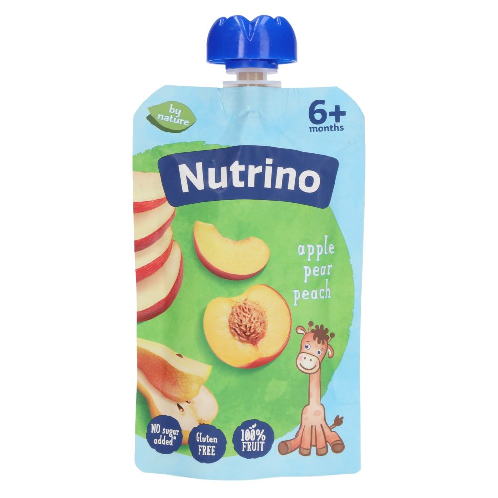 SADNA KAŠA JABOLKO, HRUŠKA IN BRESKEV, NUTRINO BABY, 100G