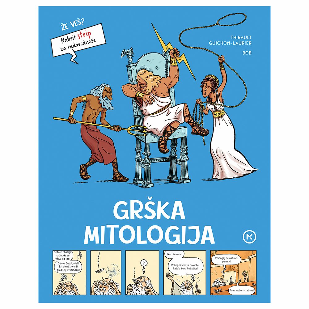 otroška knjiga, grška mitologija, mkz