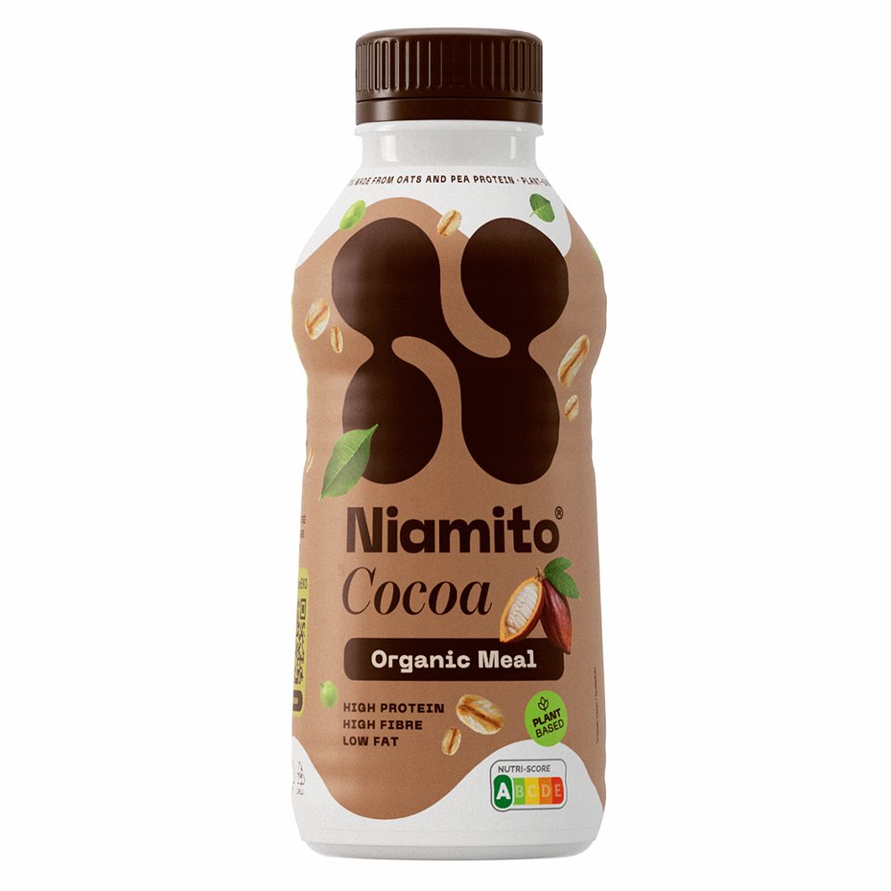 bio tekoči obrok, kakav, brez glutena, niamito, 470 ml