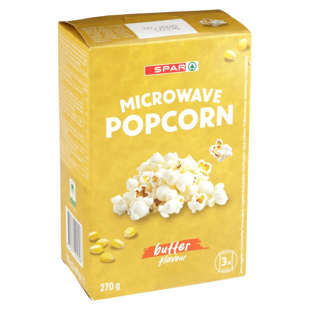 pokovka z maslom za mikrovalovno pečico