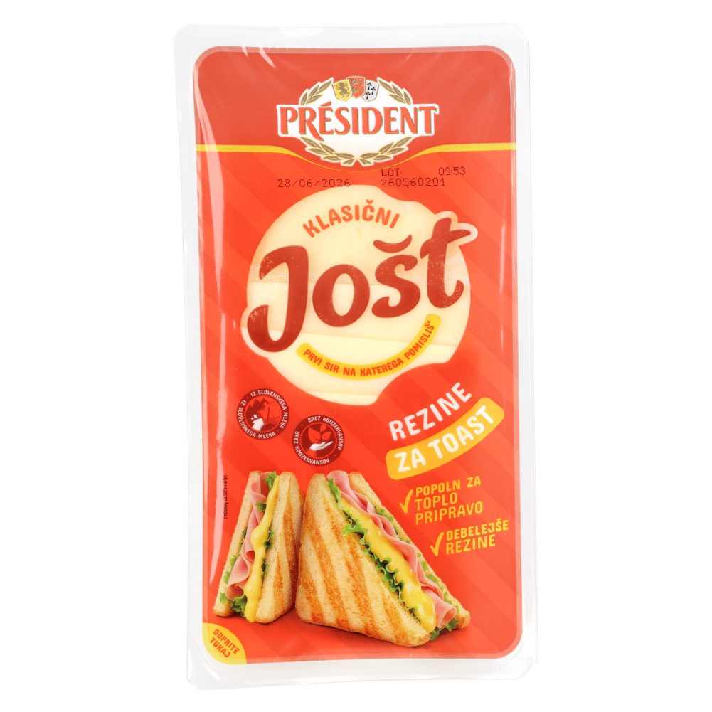SIR TOAST REZINE, JOŠT PRESIDENT, 150G