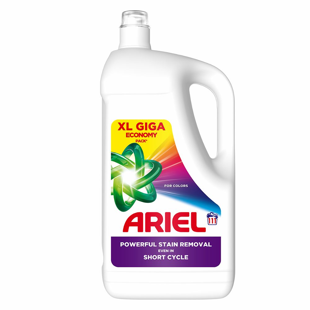 tekoci detergent color, ariel, 111 pranj, 4,995l