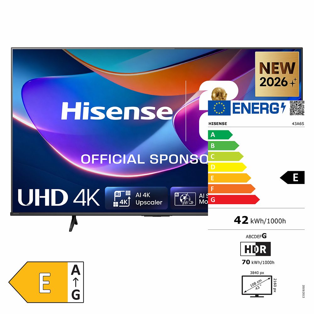 televizor uhd 43a69s, hisense, 1/1