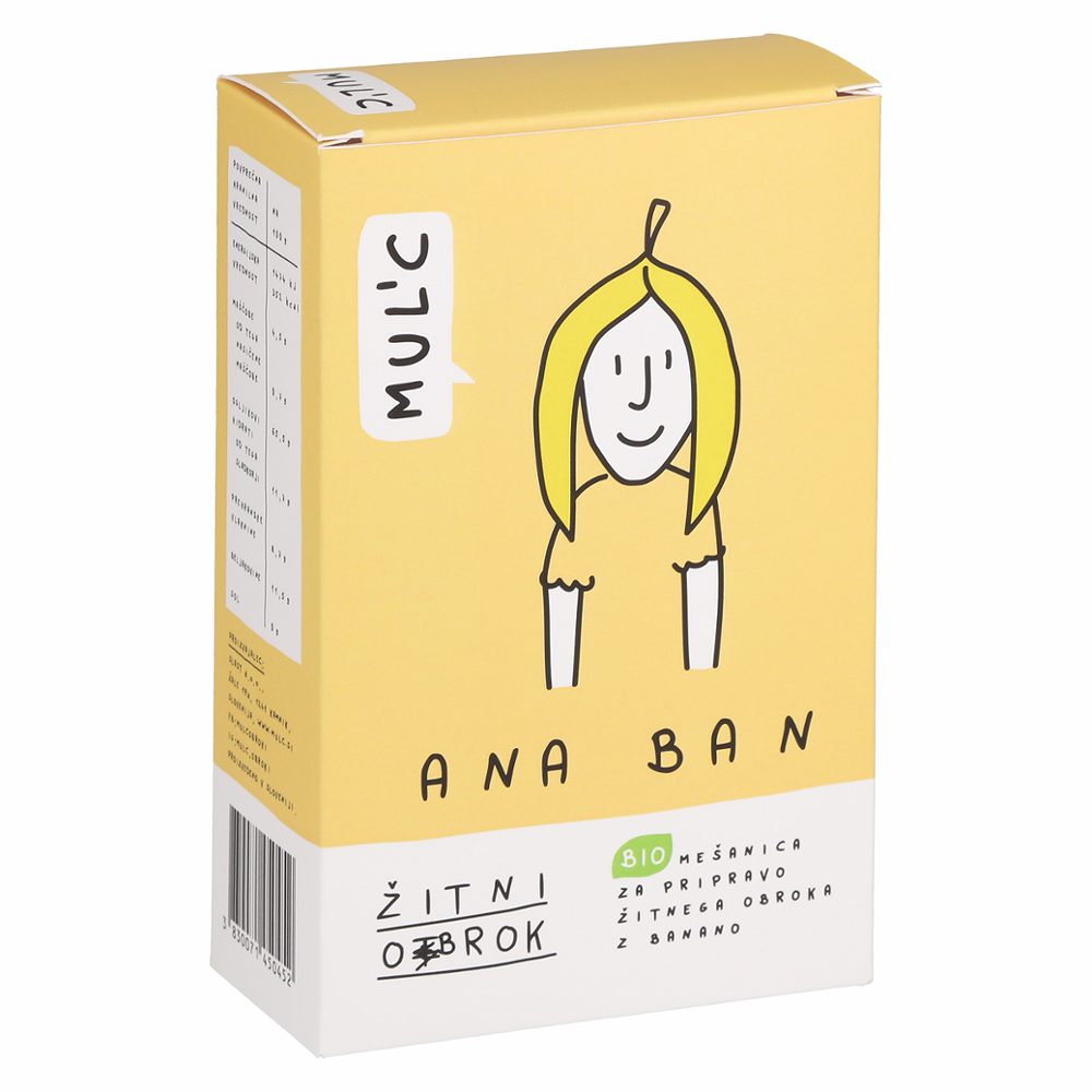 bio žitni obrok z banano