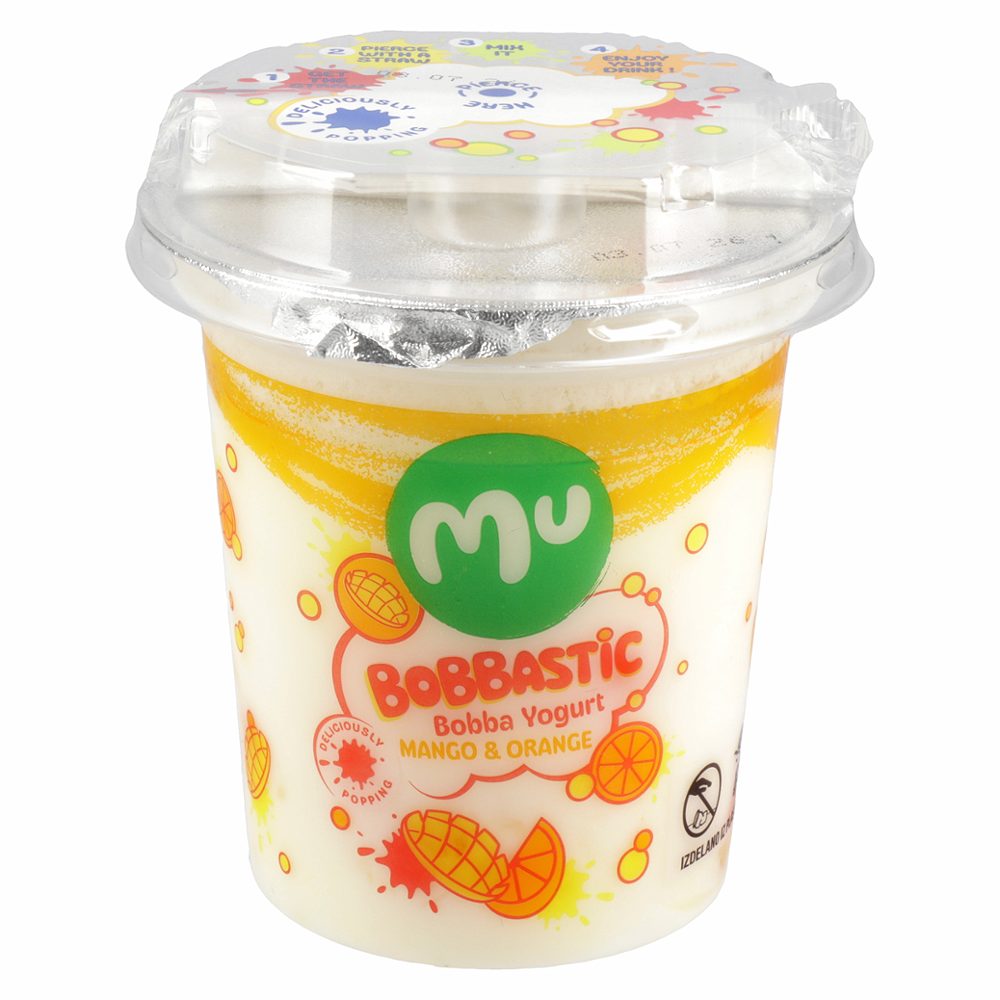 jogurt, mango pomaranča, mu bobbastic, 300g