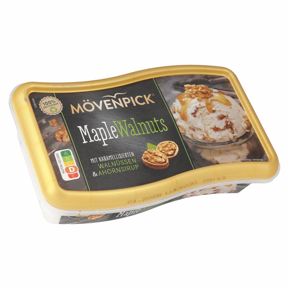 sladoled z javorjevim sirupom in karameliziranimi orehi, mövenpick, 850ml