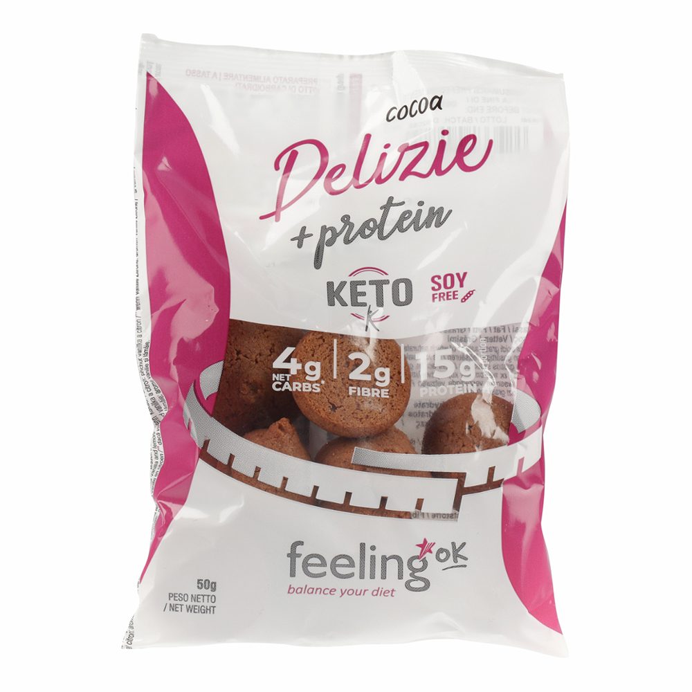 čokoladni piškoti delizie, feelingok, 50g