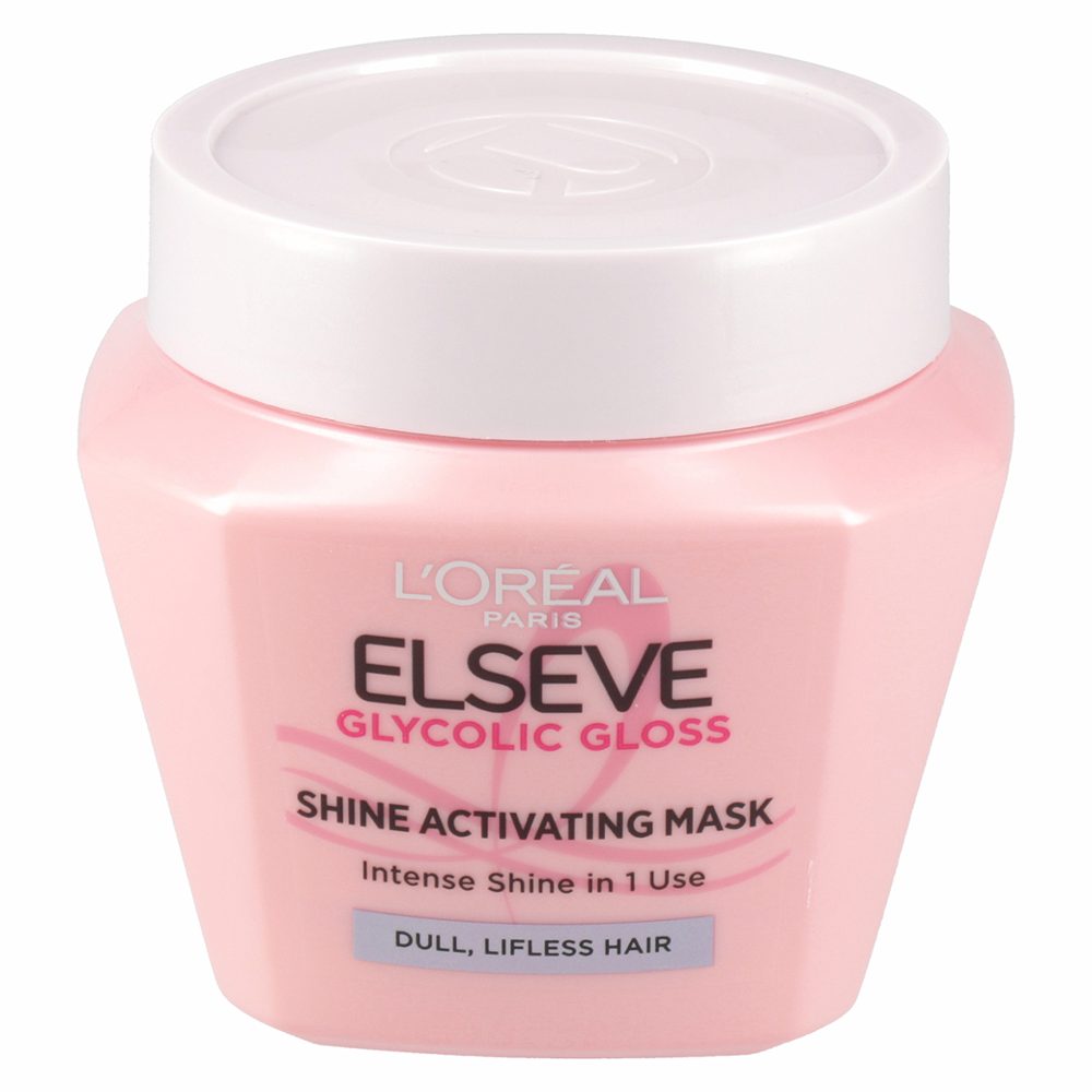 maska za lase, glycolic gloss, elseve, l´oreal paris, 300ml