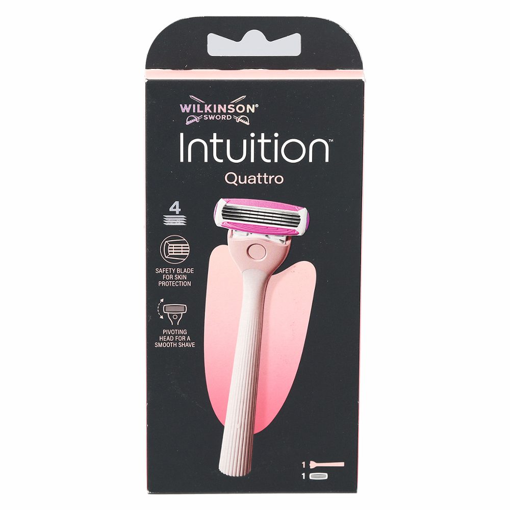 ženski brivnik intuition quattro razor, wilkinson sword, 1/1