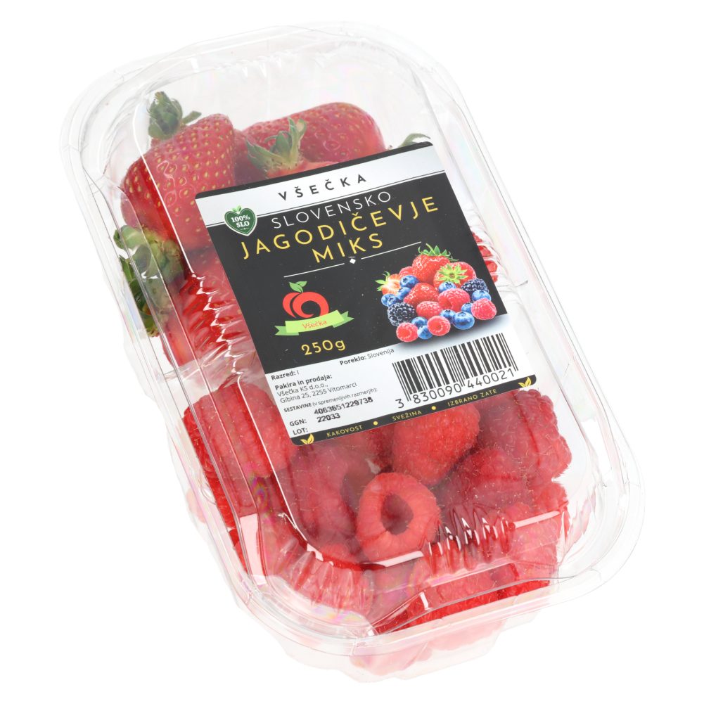 JAGODIČEVJE MIKS, 250G