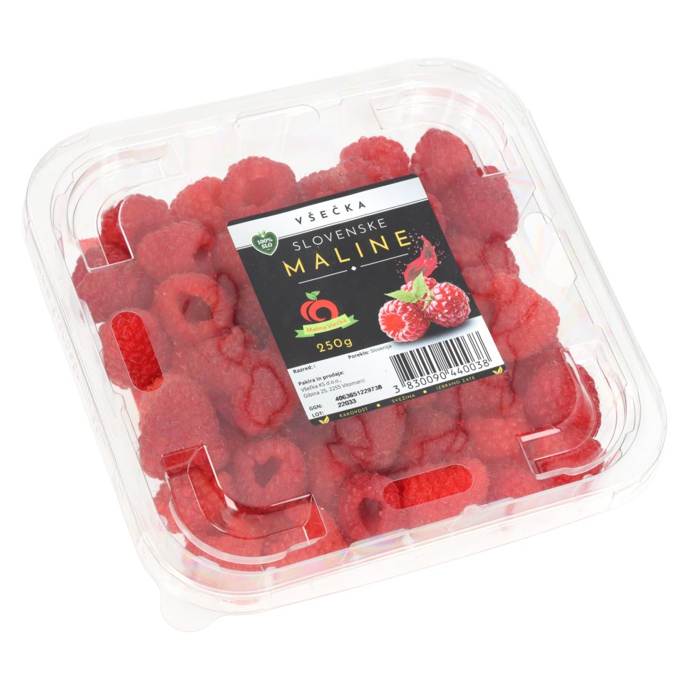 MALINE VŠEČKA, 250G