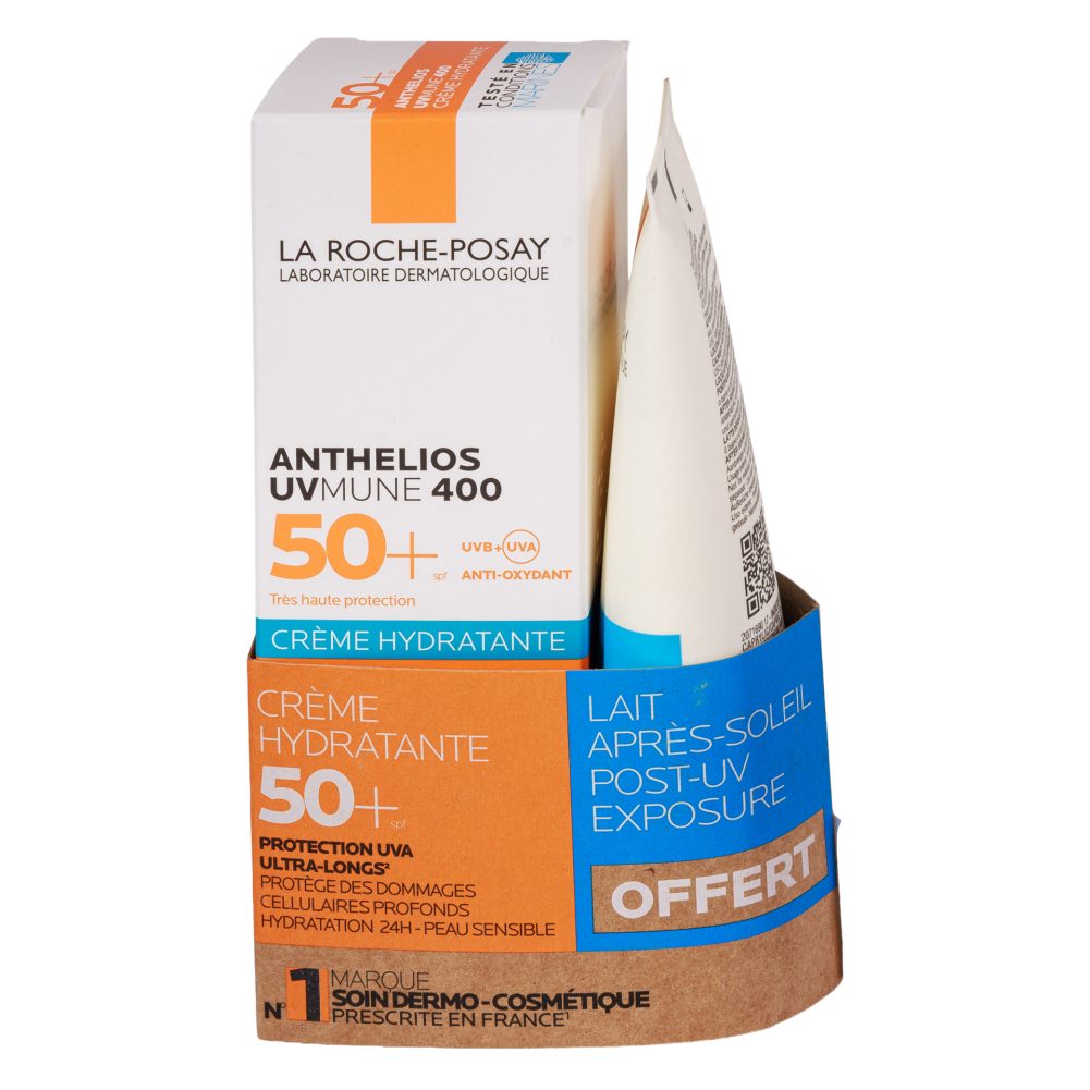KREMA ZA SONČENJE SPF50 50ML IN MLEKO 75ML, ANTHELIOS, LA ROCHE-POSAY, 2/1