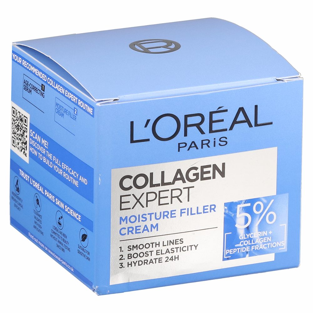 korekcijska krema, proti znakom staranja, collagen expert, l´oreal, 50ml