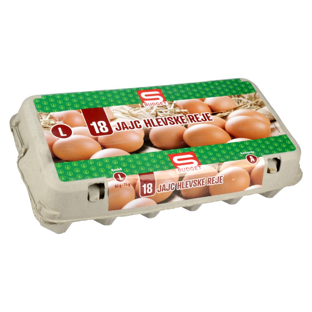 JAJCA, VELIKOST L, S-BUDGET, 18/1