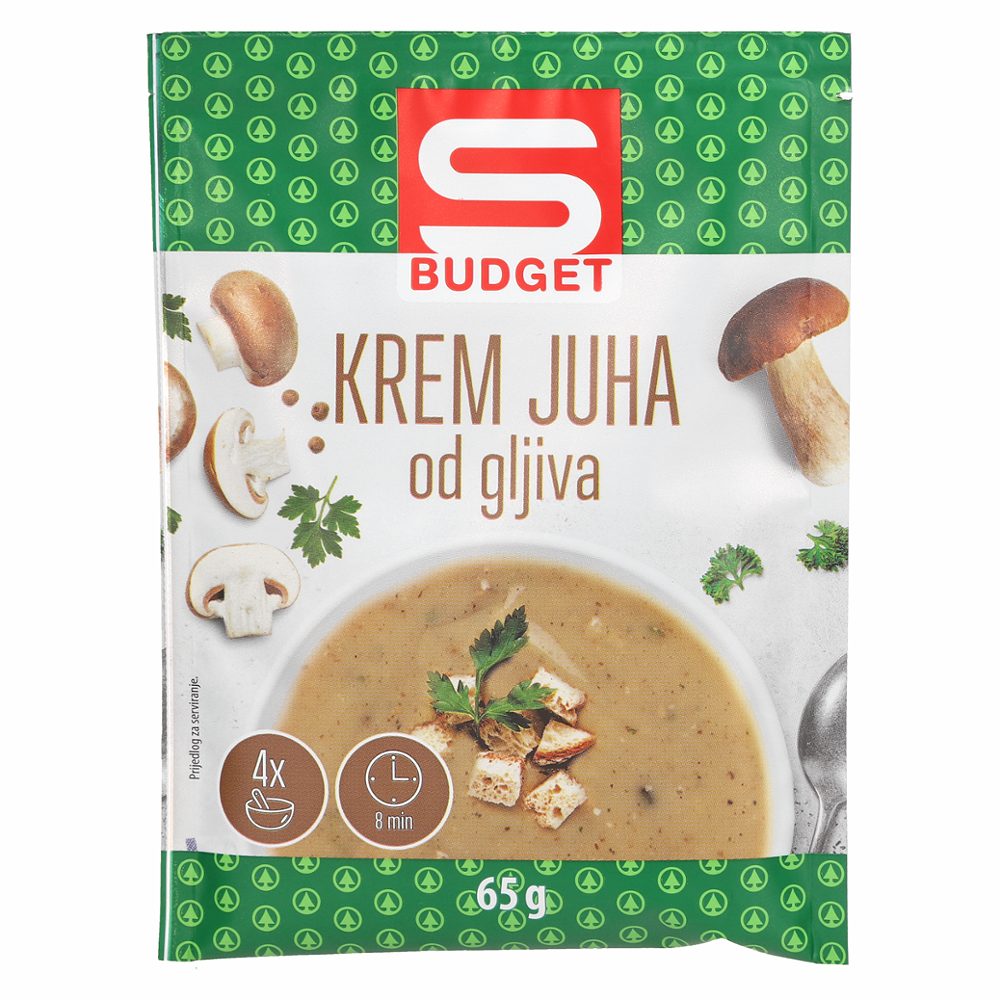 kremna gobova juha, s-budget, 65g