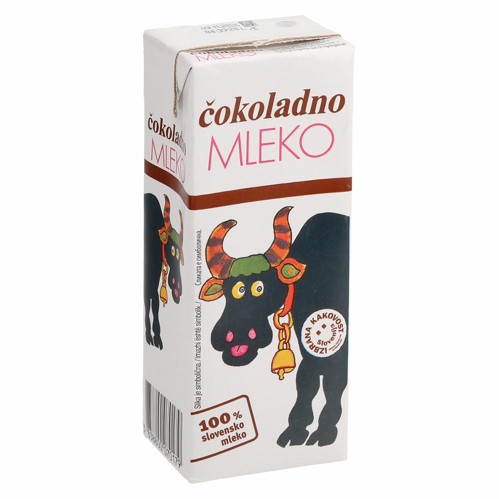 čokoladno mleko, ljubljanske mlekarne, 200 ml