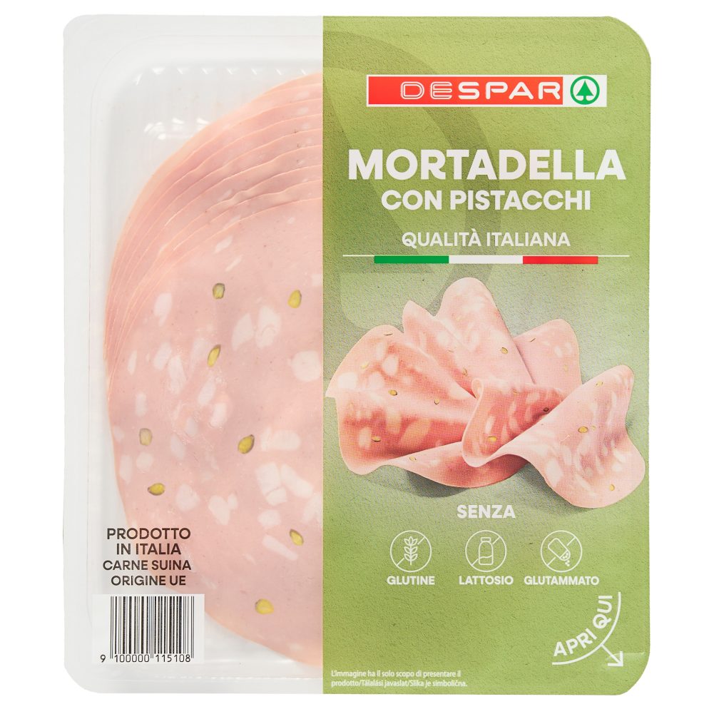 MORTADELA S PISTACIJAMI, DESPAR, 120G