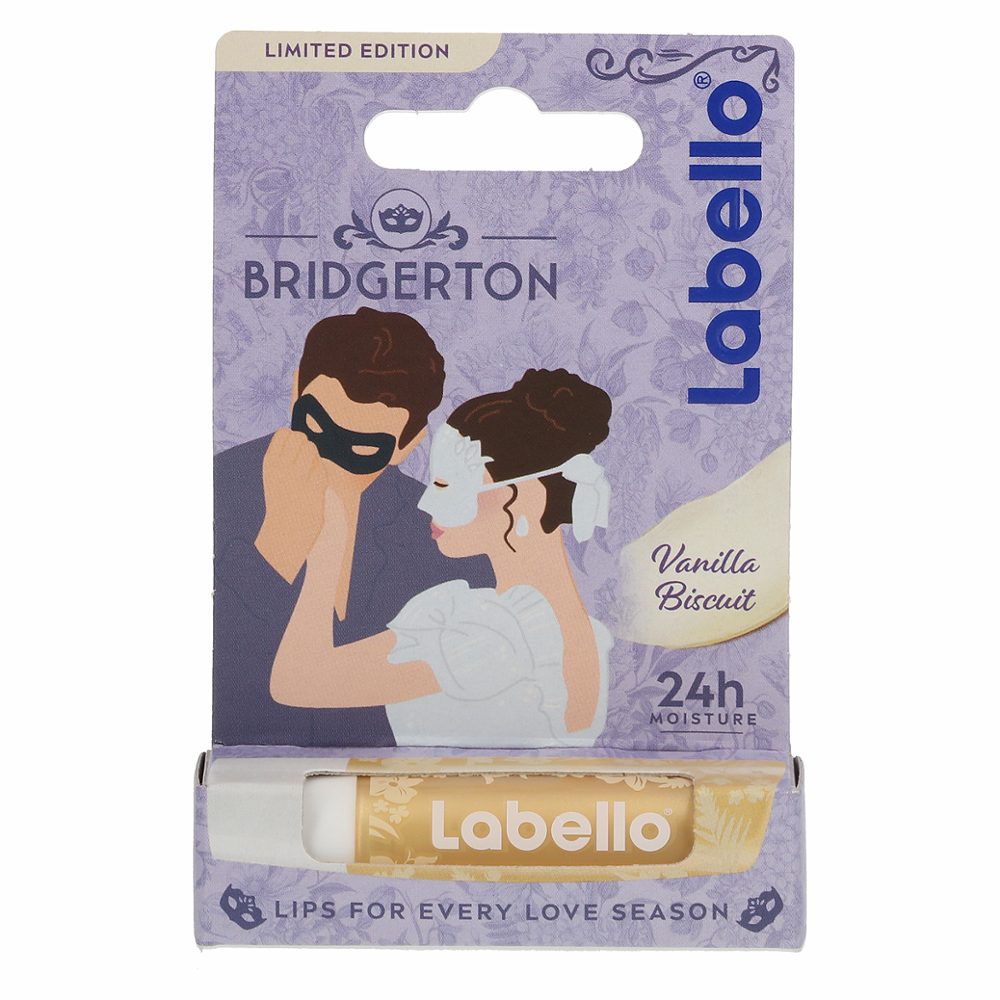 balzam za ustnice, bridgerton, vanilla caramel biscuit, labello, 1/1