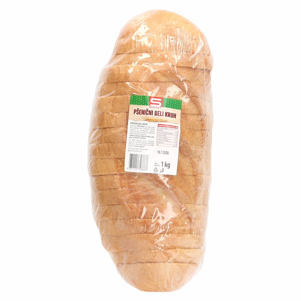 pšenični beli kruh