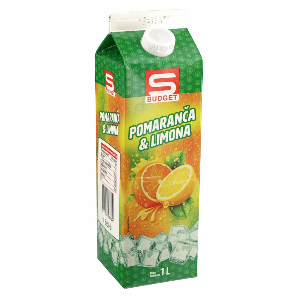 sirup z okusom limone in pomaranče