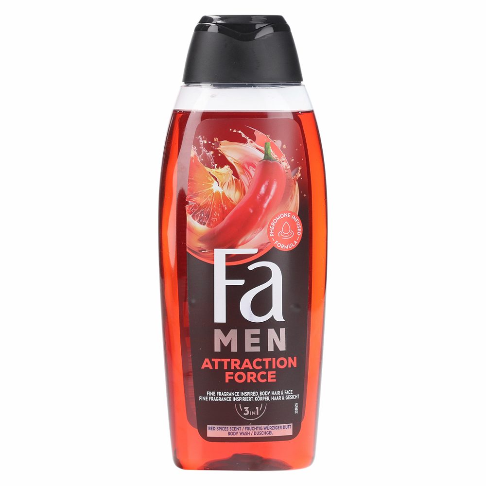 gel za prhanje attraction force, fa men, 400ml