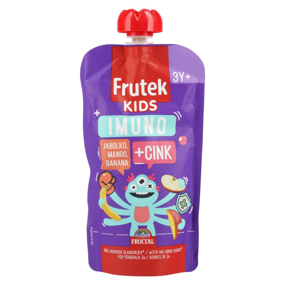 KAŠA IZ JABOLK, MANGA IN BANAN IMMUNITY POUCH, FRUTEK, 180G