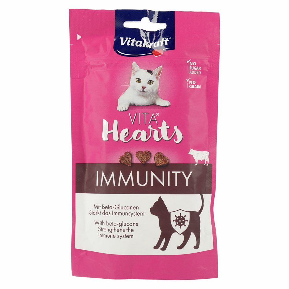 priboljšek za mačke vita hearts immunity z gov.edino, vitakraft, 40g