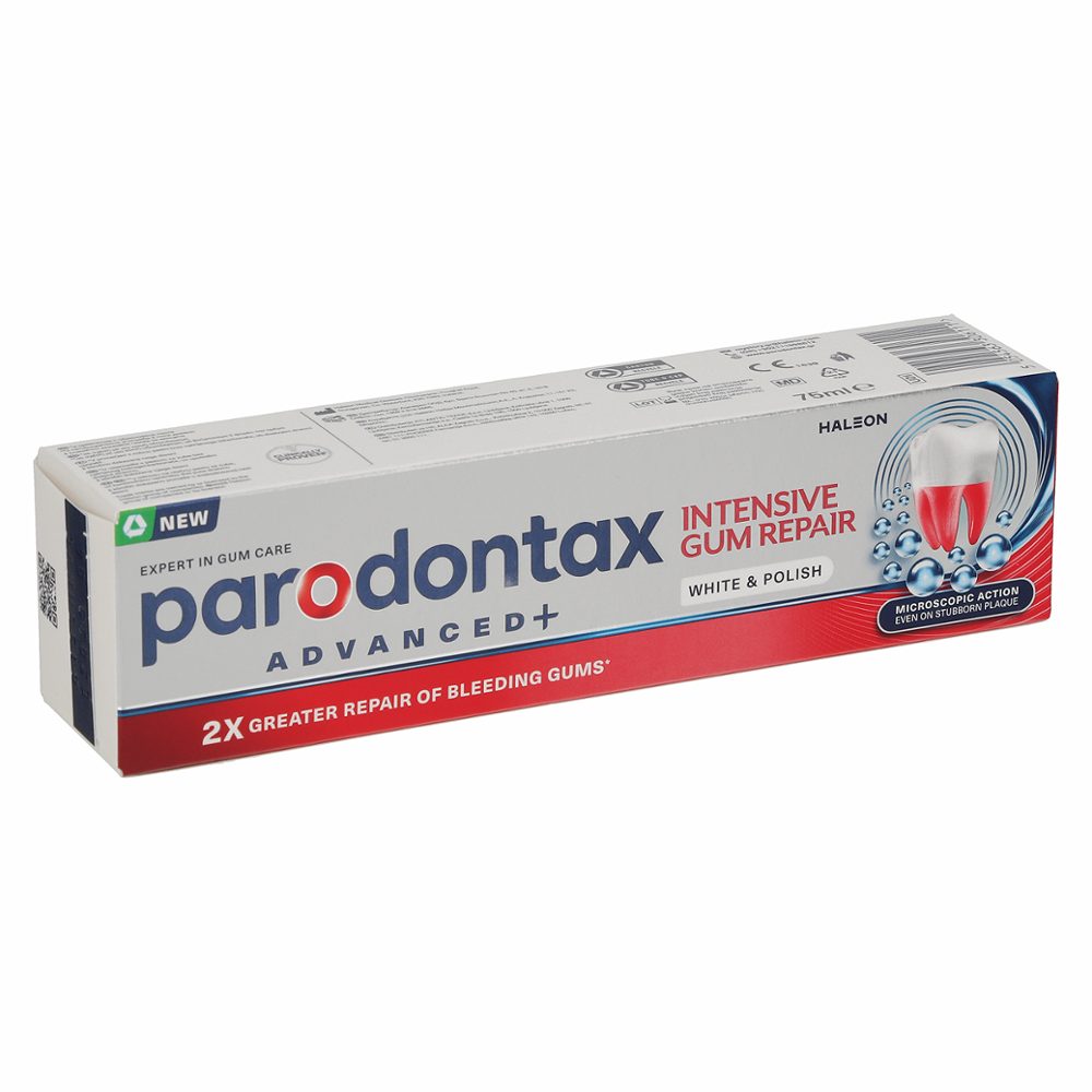 zobna pasta, intensive gum repair&whitening, parodontax, 75ml