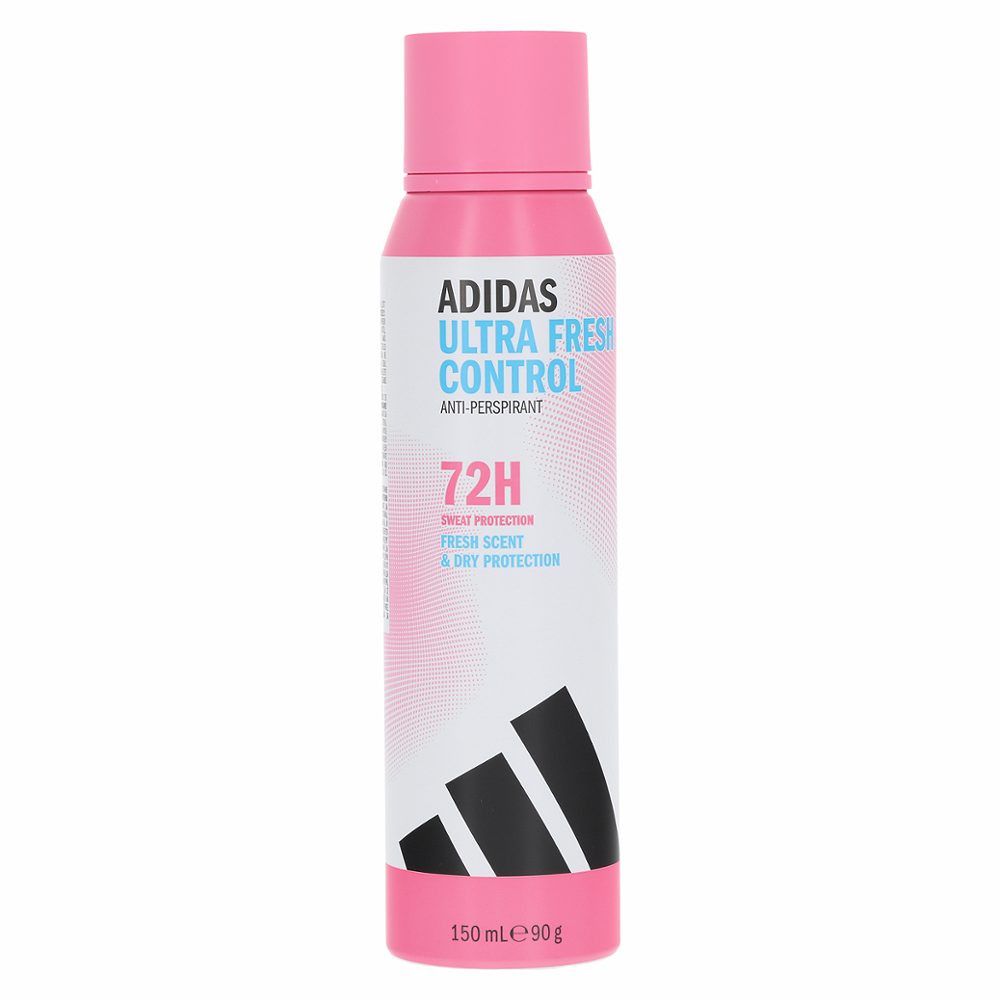 ženski deo sprej, antiperspirant, ultra fresh control, adidas, 150ml