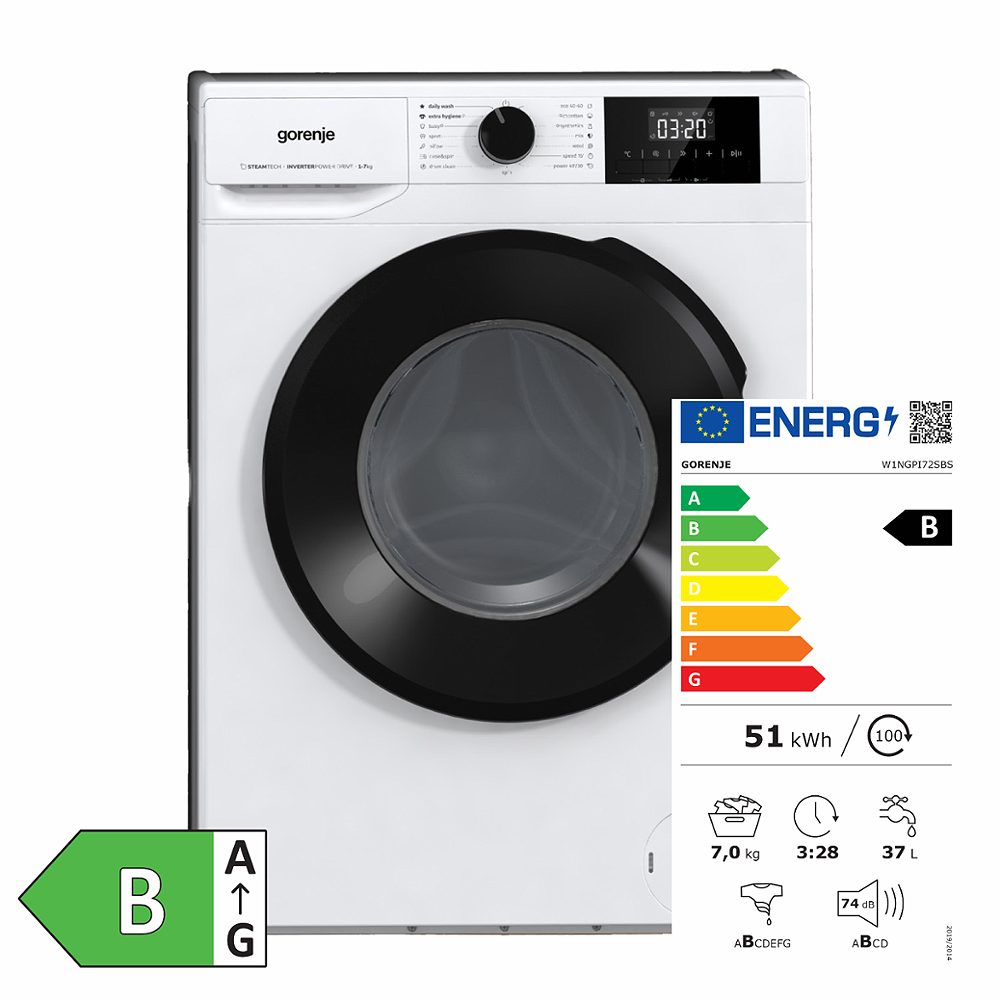 pralni stroj, w1ngpi72sbs, gorenje, 1/1, odprta embalaža