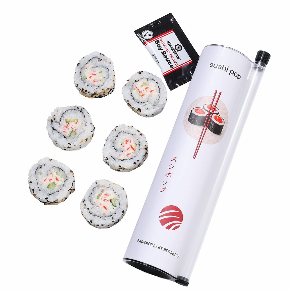 ¨push-up¨ sushi s surimi solato in zelenjavo, sushi by a´s, 140g