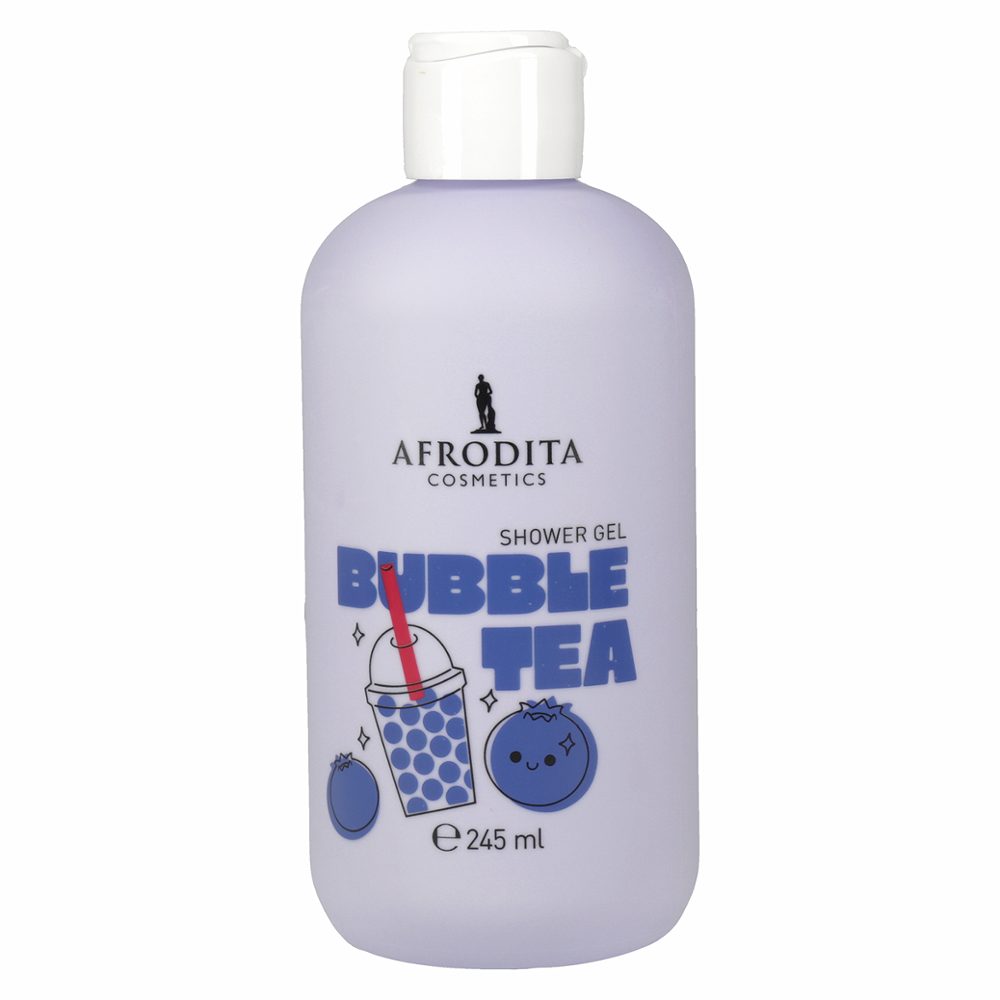 gel za prhanje, bubble tea,  afrodita, 245ml