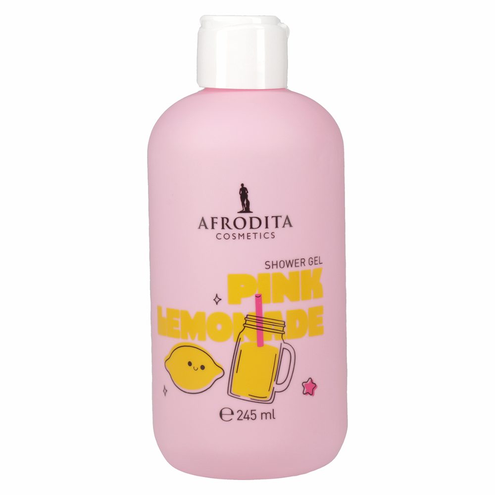 gel za prhanje, pink lemonade, afrodita, 245ml
