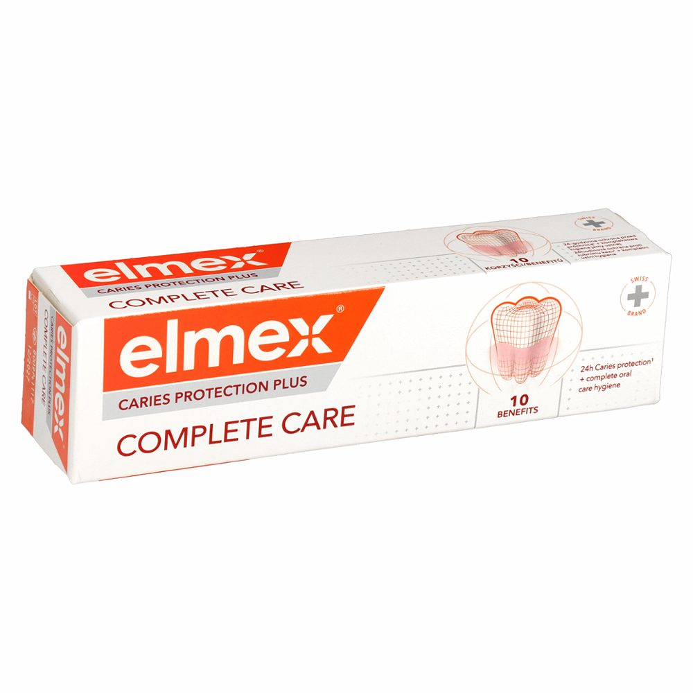 zobna pasta, caries protection complete care, elmex, 75ml