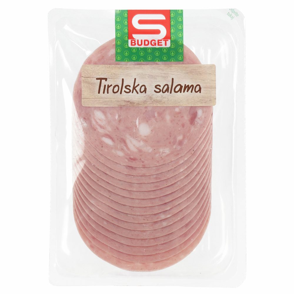 tirolska salama, narezek, s-budget, 150g