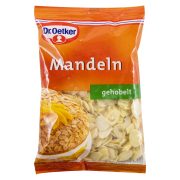 Slika produkta MANDLJI NASTRGANI V LISTIČE, DR. OETKER, 100G