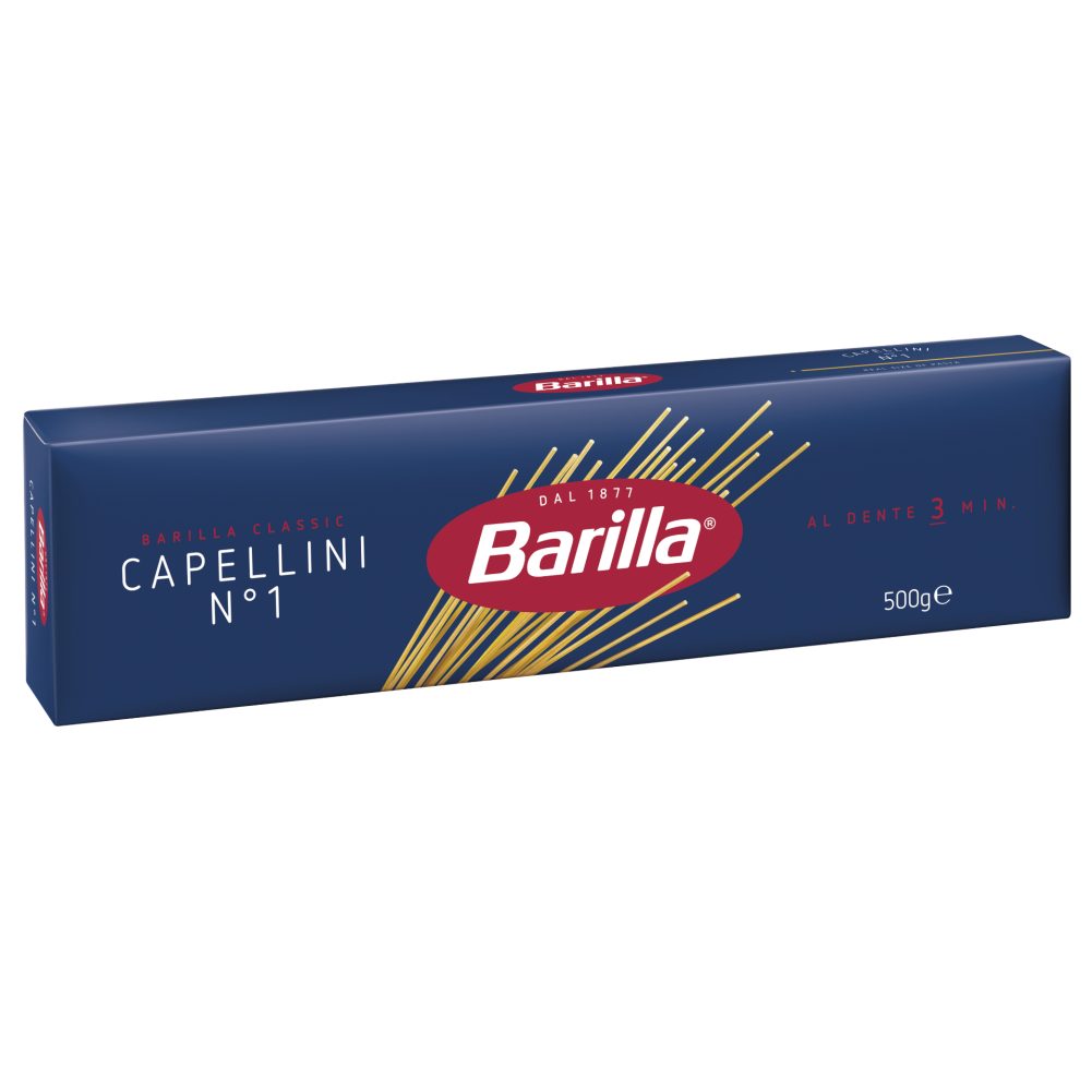 TESTENINE ŠPAGETI ŠT.1 CAPELLINI, BARILLA, 500G