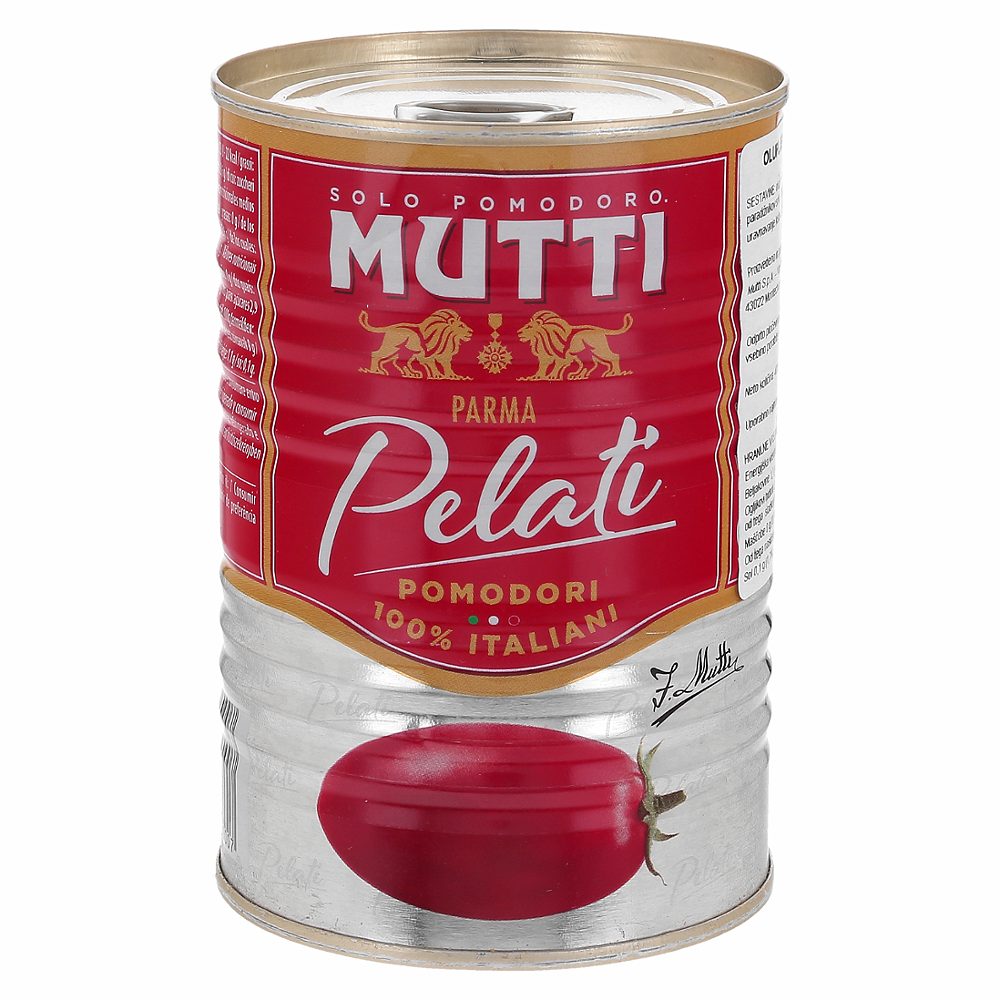 paradižnikovi pelati, mutti, 400g