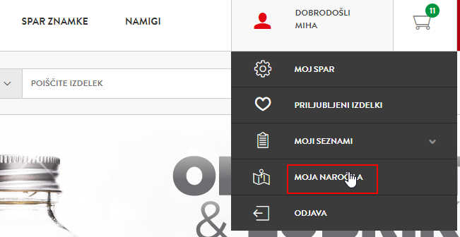 Račun na pravno osebo